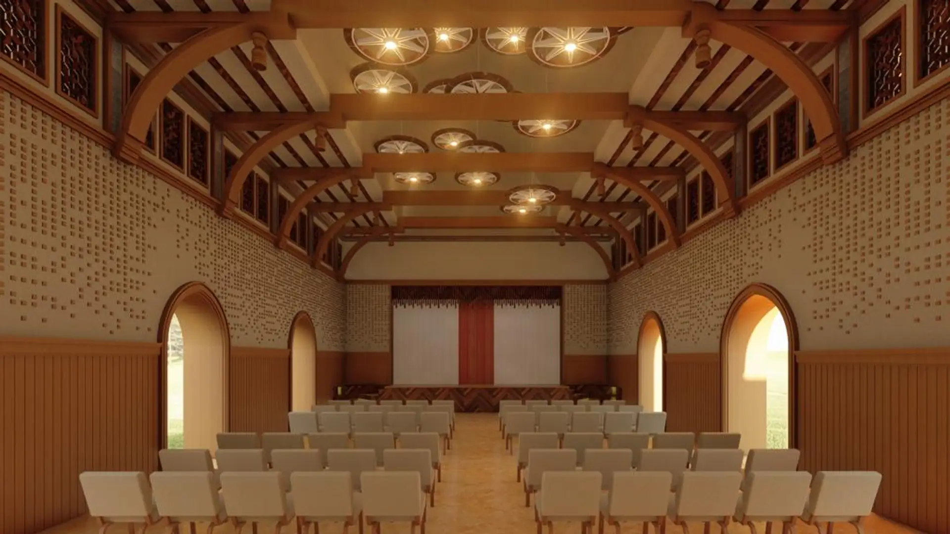 After: VJT Hall Heritage Restoration